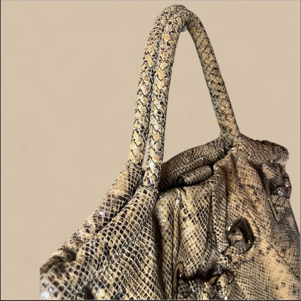 Michael Kors Designer Y2K Snakeskin Shoulder Bag